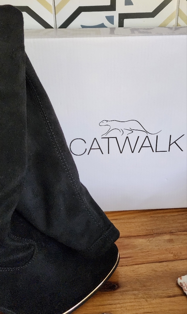 Catwalk Over the Knee Black Boots